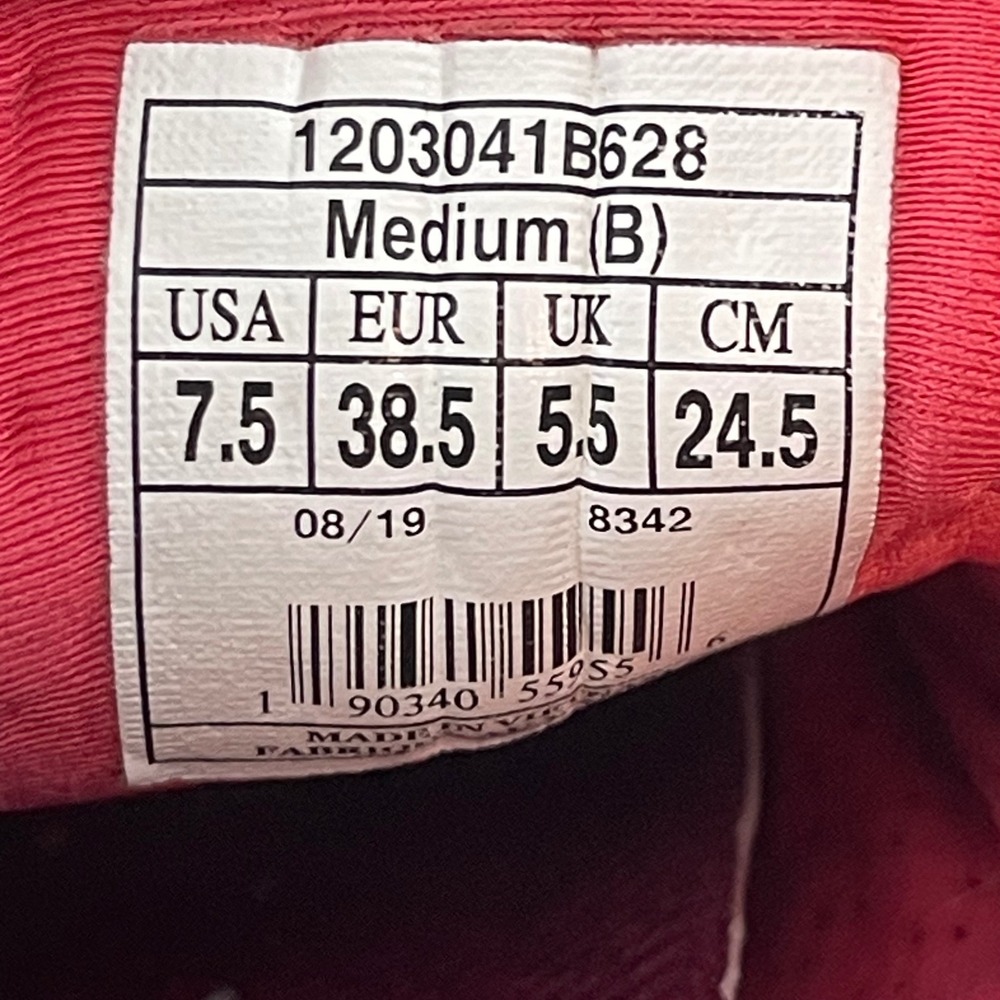 Brooks Cascadia 14 Womens 7.5 Trail Hiking Running Pink Red Shoes 1203041B628 - Picture 7 of 9